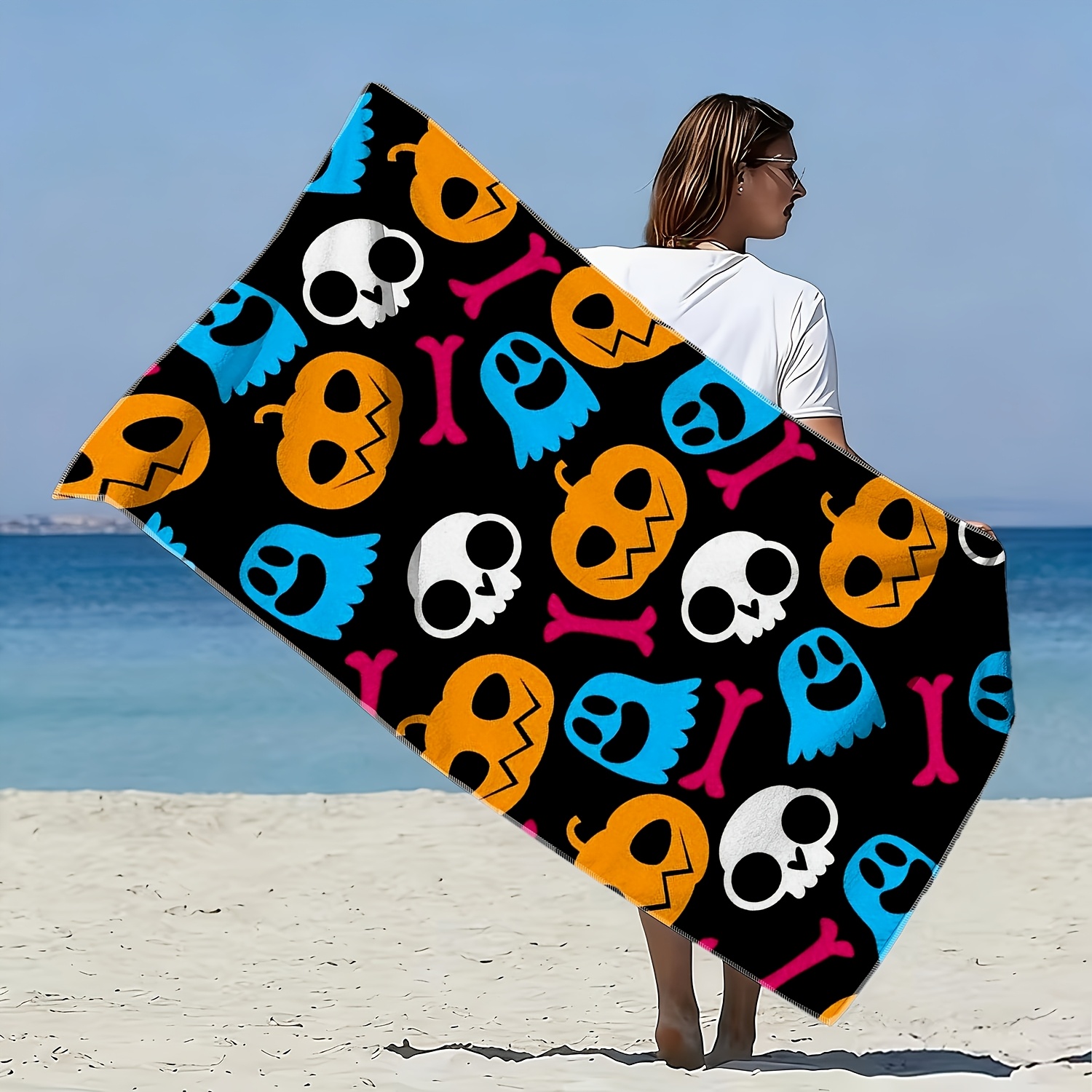 1 Stück Strandtuch mit Kürbis- – Spa Towel Bewertung und Preis