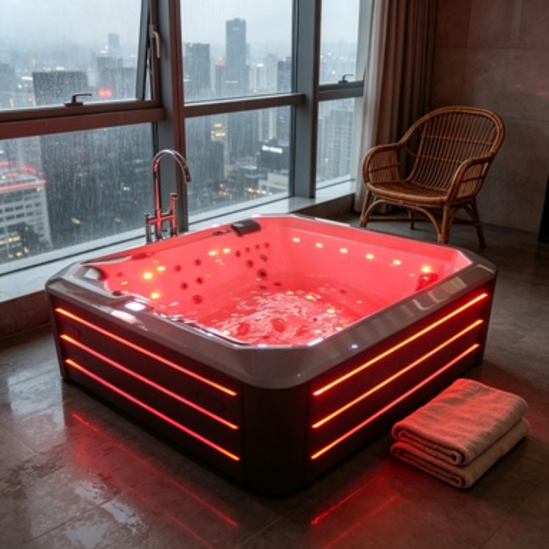 Whirlpool-Badewanne aus Acryl  – Hot Tub Bewertung und Preis