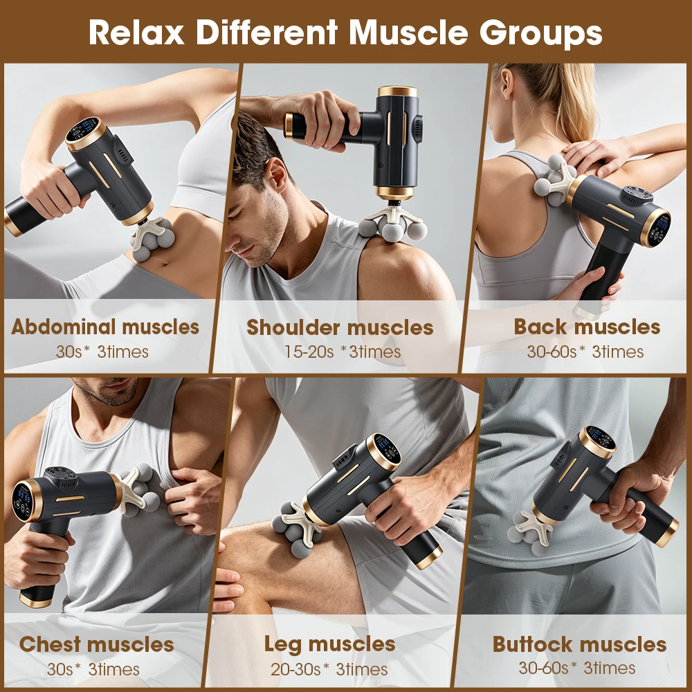 Elektrische Faszienpistole 24W – Massage Gun Bewertung und Preis