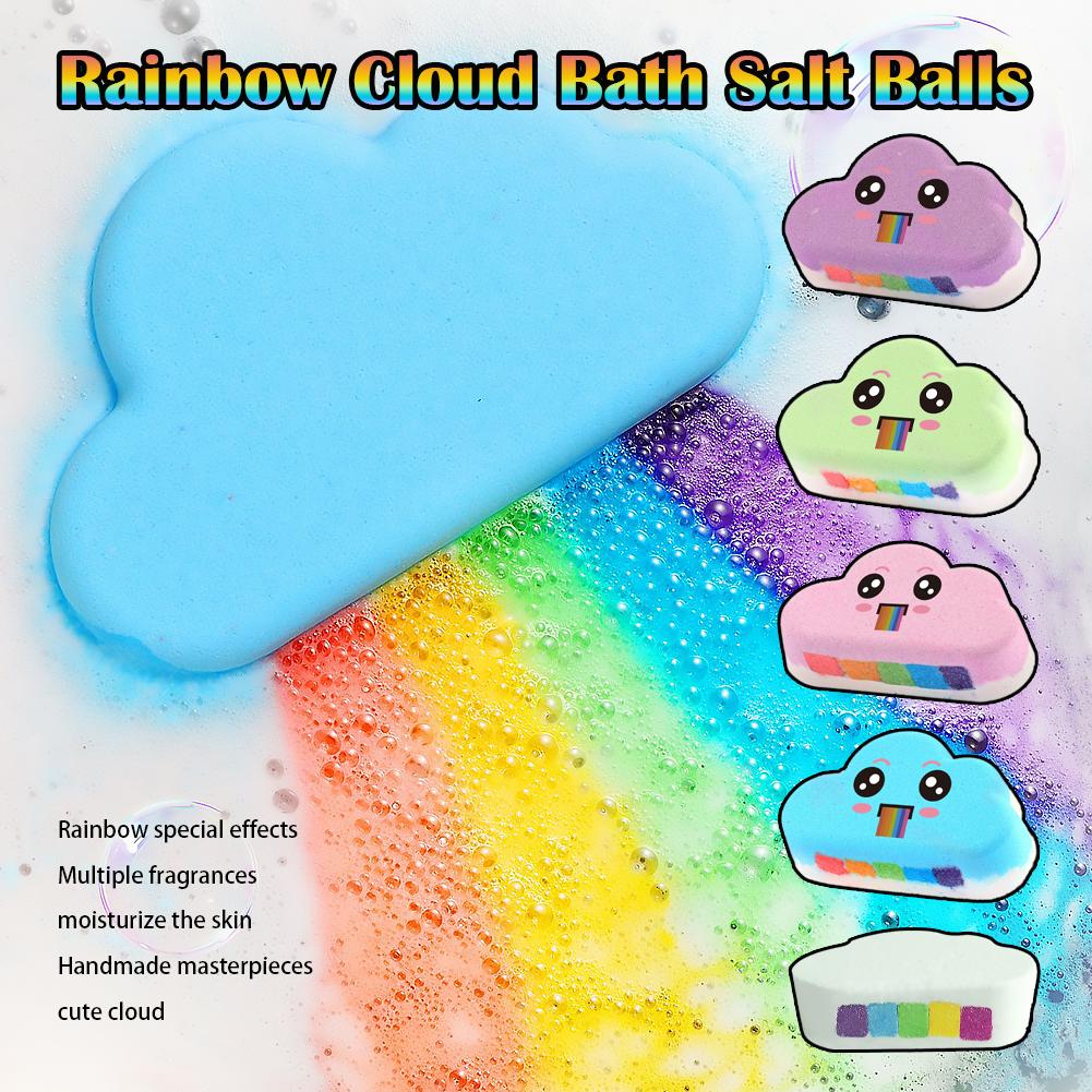 Regenbogen-Wolken-Badekugel fü – Bath Salts Bewertung und Preis
